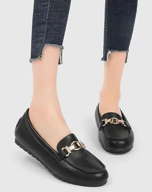 Cvistpieo Black Loafers Size 8.5 thumbnail 1