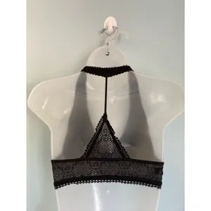 Victoria's Secret Bralette Black XS Lace Feminine Whimsygoth thumbnail 4