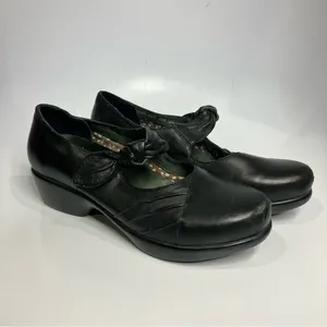 Dansko Ainsley mary Jane clogs black leather size 40‎ thumbnail 2