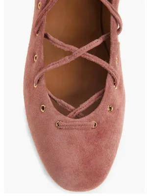 NEW Madewell Remy Wraparound Ankle Strap Kitten Heel Pump 8.5 M, ROSY MAUVE thumbnail 5