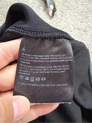 Lululemon Women’s Softstreme Perfectly Oversized Cropped Crew in Gray Black 4 thumbnail 8