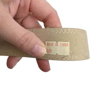 Brown Croc Embossed Faux Leather Silver Buckle Belt thumbnail 8