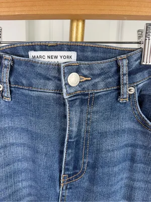 Marc New York Size 10 High Rise Flare Jeans Medium Wash Denim thumbnail 6