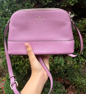 kate spade Lavender Pebbled Leather Dome Crossbody with Gold Hardware thumbnail 1