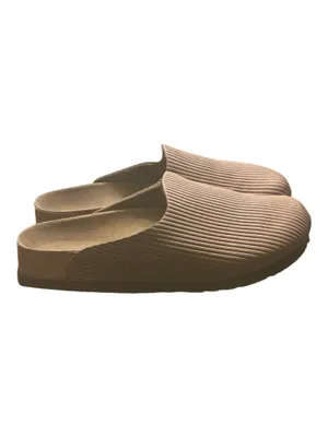 Birki’s by Birkenstock Ribbed Corduroy Suede Clogs Mules Taupe Brown | EU 38 US 7 thumbnail 3