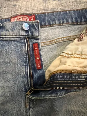 Lucky Brand Light Wash Distressed Zoe High Rise Straight Ankle Mom Jeans Size 10 thumbnail 3