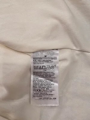Old Navy Embroidered Swing Dress pintuck Pleats Lace Cream M thumbnail 9