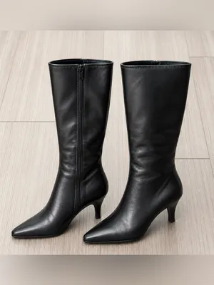 Impo Namora Black Stretch Mid-Calf Boots Wide Calf Memory Foam 11W-WC NWB thumbnail 3