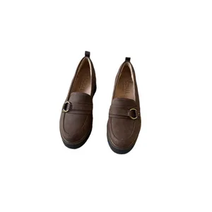 SOUL Naturalizer Women's Joyla Slip‎ On Wedge Loafer Buckle Brown Size 5 thumbnail 3