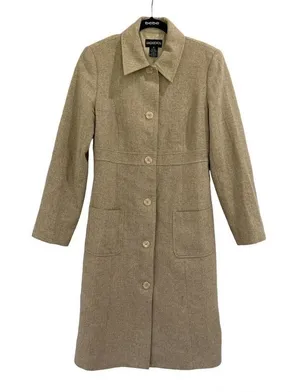 Magaschoni Light Brown‎ Women’s Coat Size 8 thumbnail 1