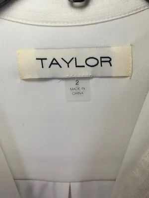 TAYLOR Floral Belted Button Front Mini Shirt Dress Cream Pink Size 2 NWT thumbnail 6