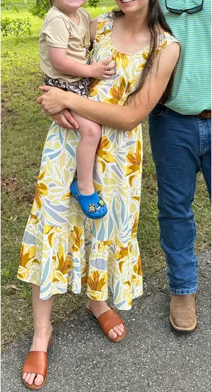 Floral dress Yellow Size M thumbnail 4