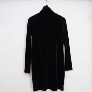 Art Class Girls XXL 16/18 Black Ribbed Velvet Mock Neck Long Sleeve Dress thumbnail 4