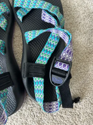 Chacos Z/2 Classic Sandals Blue Purple Geometric Strap Outdoor Activewear Water thumbnail 7