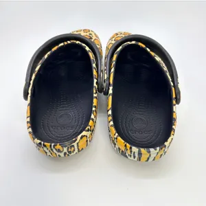 Disney Parks Animal Kingdom Mickey Mouse Leopard Print Crocs Clogs M8 W10 Travel thumbnail 9