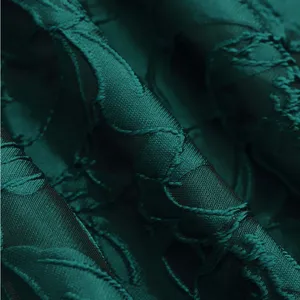 Rihoas Green Sweetheart Neck Jacquard Midi Dress thumbnail 7