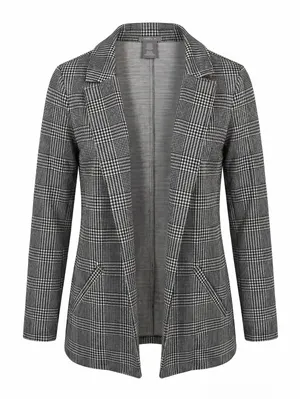 matty m Plaid Blazer Jacket Size XL Black thumbnail 1