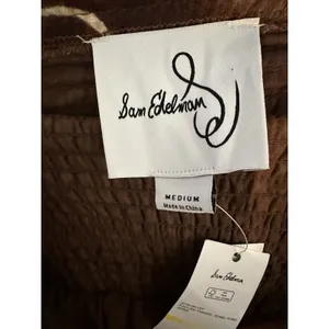 Sam Edelman Jennie Halter Dress Postcard Paradise Sorrel Horse Brown Floral‎ M thumbnail 9