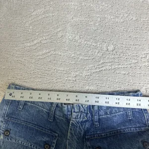 Women's We The Free Size‎ 25 Rory Slim Straight Jeans Button Cuffed Hem thumbnail 4