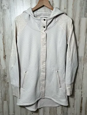 North Face Recover Up Quilted Coat Off‎ White Cream Womens Medium thumbnail 1