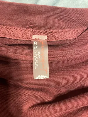 EUC Free People Movement Inspire Layer long sleeve t-shirt in sold out Oxblood thumbnail 7