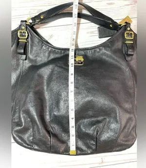 Coach 15958 Madison Black Leather Large Convertible Shoulder Bag. thumbnail 14