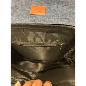 DORA MOMOKO Blue Diaper Bag Baby Backpack Changing Station Dad Bag Compartments thumbnail 3