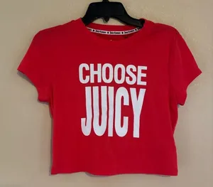 NWT Juicy Couture Choose Juicy Baby Tee sz XS thumbnail 1