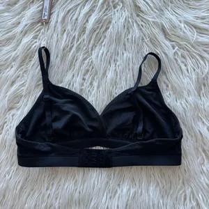 Skims Fits Everybody Crossover Bralette Onyx Size Small thumbnail 5