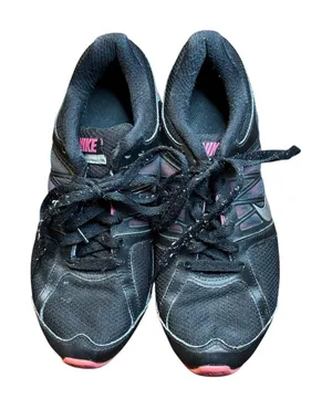 Nike Shox Running‎ Shoes Womens Size 7.5 Black Pink Silver Sneakers 472647-002 thumbnail 1
