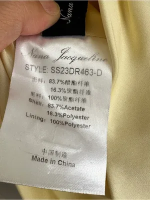 Nana Jacqueline Caroline Dress in Butter Yellow thumbnail 11