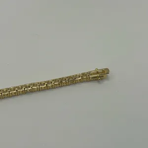 Jewelry by Lyra Moissanite Tennis Bracelet Gold 4mm 7 Inch Brand New VVS1 Crazy Shine No Pass thumbnail 7
