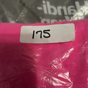 Victoria Secret PINK Crop Top Neon Pink Solid Short Sleeve Crew Neck Raw Cut Hem thumbnail 9