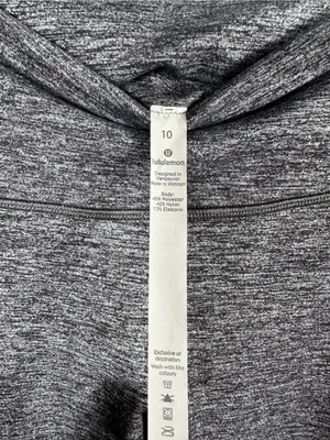 Lululemon Wunder Under Hi-Rise Tight 28 Heathered Black Luon 10 thumbnail 9