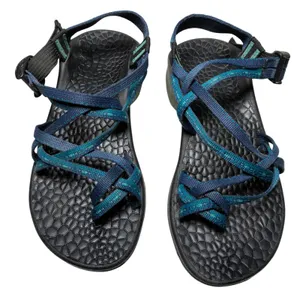 Chacos Z Cloud 2 Womens 7 Blue Teal Toe Loop Sport Sandals Hiking Water Outdoor thumbnail 1