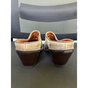 Ariat Desert Star Women’s Sz 8.5B Distressed Tan Leather Cowgirl Western Mules thumbnail 3