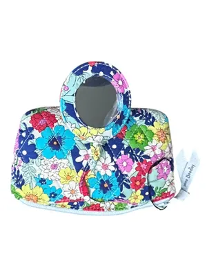 NWOT Vera Bradley Floral Cosmetic Makeup Bag w Mirror Travel Pouch thumbnail 2