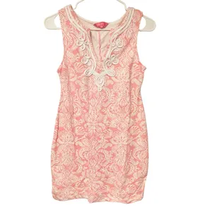 Lilly Pulitzer Women's Size XS Pink Harper Shift Havana Pink‎ Clawdia Dress thumbnail 2