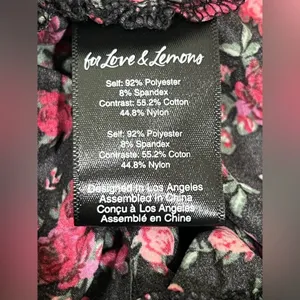 For Love & Lemons x Victoria’s Secret Collab Floral Melrose Mini Dress size S thumbnail 8