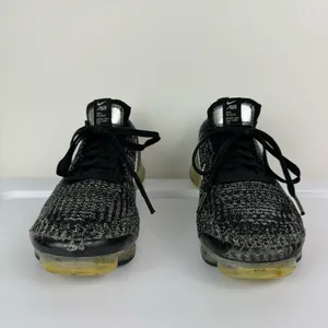 Nike Air VaporMax Flyknit 3 Athletic Running Shoe Sneaker Sz 9 Womens Black thumbnail 14