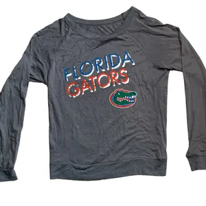 University‎ of Florida Gators Women’s Fit Gray Long Sleeve Tee Size Small thumbnail 3