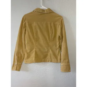 Vtg Y2K Live A Little Corduroy Beige Jacket Gilmore Girls Phoebe Sz M thumbnail 7