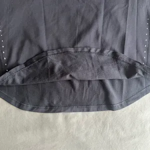 Lululemon High Neck Running and Training T-Shirt in Grey thumbnail 4