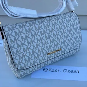 Michael Kors Powder Blush Multi Clutch Crossbody Convertible Purse thumbnail 6
