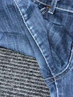 7 For All Mankind Dojo Low Rise Trouser Flare Leg Jeans 28 (30x30) USA Made flaw thumbnail 8