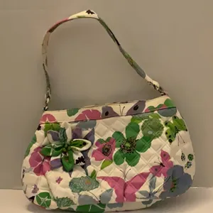 Vera Bradley Holly Sateen handbag purse. EUC thumbnail 1