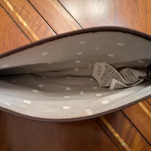 Prune Leather Wristlet Brown thumbnail 8