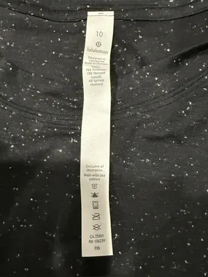 NWT Lululemon Black and White All Yours Boyfriend Tank thumbnail 6