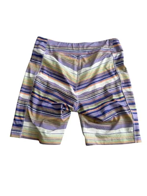 COLUMBIA Women’s Striped Bike Shorts Size XL thumbnail 4