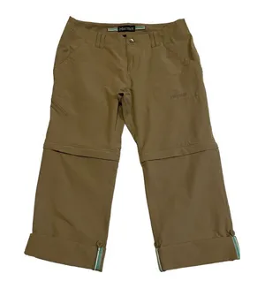 Marmot Women’s Brown Convertible Hiking Pants/ Outdoor/ Camping/Capri Size 6 thumbnail 1
